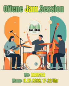 Mehr über den Artikel erfahren Offene Jam.Session (bei schönem Wetter im Biergarten!)